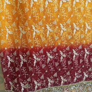 Embroidered Saree