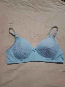Light Blue Bra padded woman👩👩👩 😆😆😆