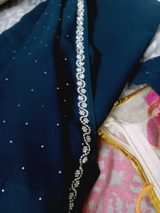 Elegant Blue Saree