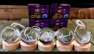 Moon Crystal Ball Night Light