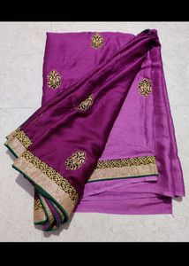 Sale✨Double Shaded Saree With Blouse
