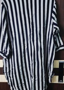 Shirt High Low Pattern 44-48 Size
