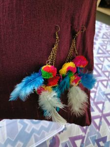 Fun Feather Earrings