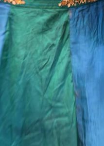Blue &amp; Green Lehenga Choli