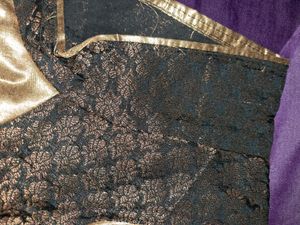 Black And Golden Blouse