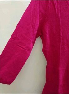Magenta Sweater Dress