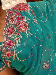 🎀💙Women Partywear Saree💙🎀