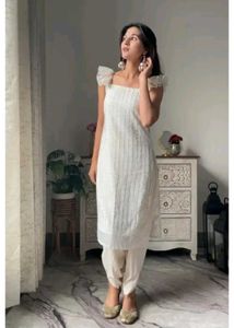 Elegant White Kurta Set