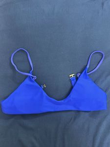 Blue Bikini Top