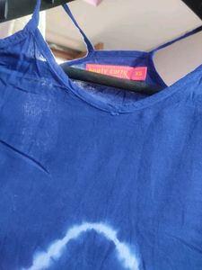 Designer Navy Blue n Half White