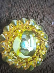 Colorful Gemstone Ring Watch