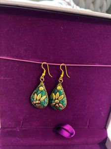 Floral Teardrop Earrings