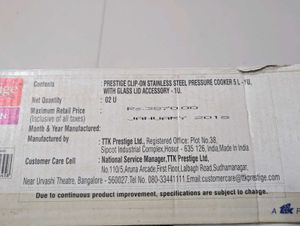 Prestige Pressure Cooker