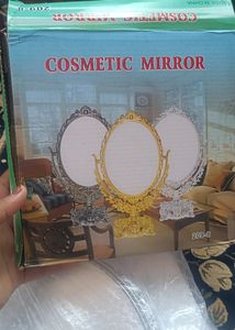 New Vintage 90s Aluminium Oval Double Sidemirror🪞