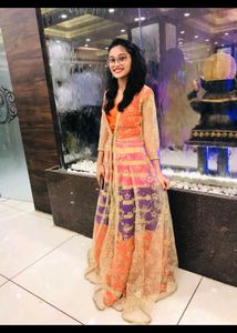 Elegant Orange Lehenga With Strugs