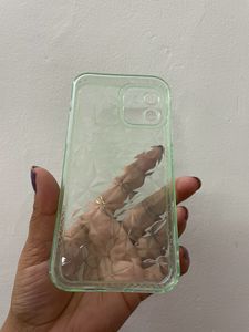 Light Green Translucent iPhone 12 Back Cover