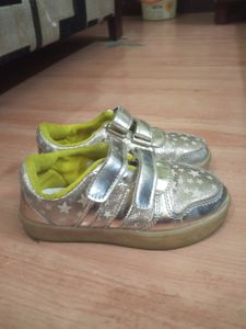 Golden Shoes For Girl Shoe Size 30