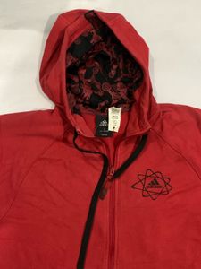 Red Adidas orignal new Zip-Up Hoodie