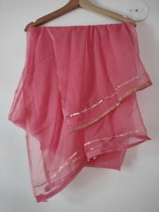 Purple Embroidered Kurta Trouser with Dupatta Set