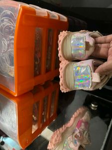 Toddler Pink Sneakers - Size 23