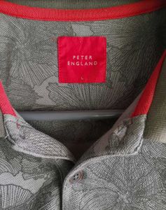 FLORAL POLO TSHIRT BY PETER ENGLAND 🤑