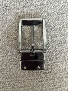 Perry Ellis Belt Buckle – Polished Silver Finish