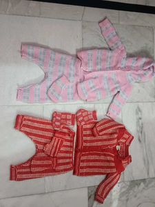 Vintage Knitted Baby Sets Pack Of -2