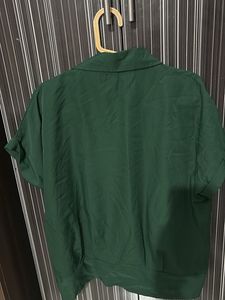 Green Button-Down Shirt