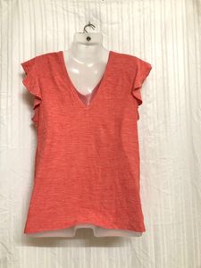 Old Navy Orange Short Sleeve Top