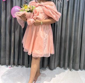 Pink bow birthday dress 👗