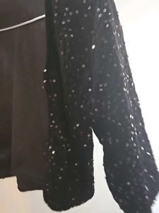 Sparkly Black Bolero Jacket