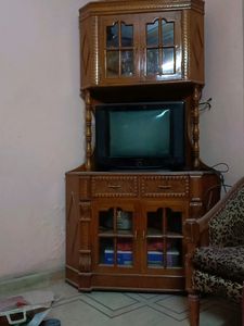 Wooden Tv Trolley/Table For 5000rs Only