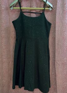 Sparkling Dark Green Dress
