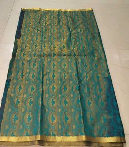 Elegant Teal Saree