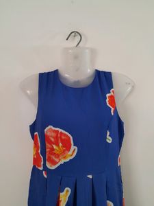 Blue Printed Dress (Women&#39;s)