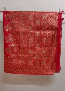 New Saree with Unstitched Blouse