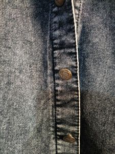 Rusty Black &amp; Grey Denim Jacket