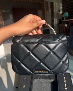 Charles &amp; Keith Quilted Boxy Top Handle Bag Set