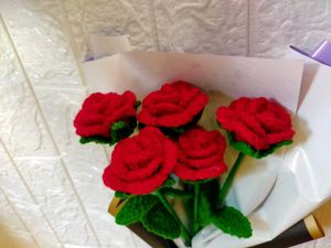 Crochet Rose 🌹🌹🌹 Bouquet 💐💐
