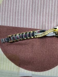 BUREN Two-Tone Crystal Accent Watch