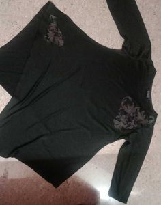 Elegant Black Tunic Top