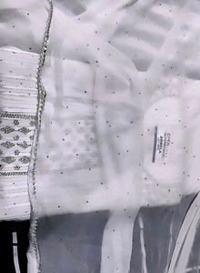 Set Of 3 Pearl White Diamond Work Suit🌸💕