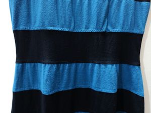 Navy Blue &amp; Black Little Dress