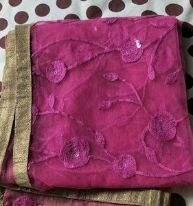 Grey Long Sleeves Anarkali Dress