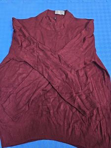 Burgundy Knit Sweater