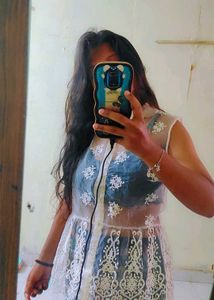 Lace Sheer White Color Top