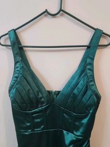 Satin Bodycon Corset Mini Dress