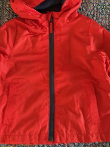 Red Hooded Jacket