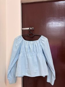 Blue Cute Top