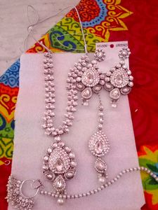 Sliver Kundon Jewellery Set